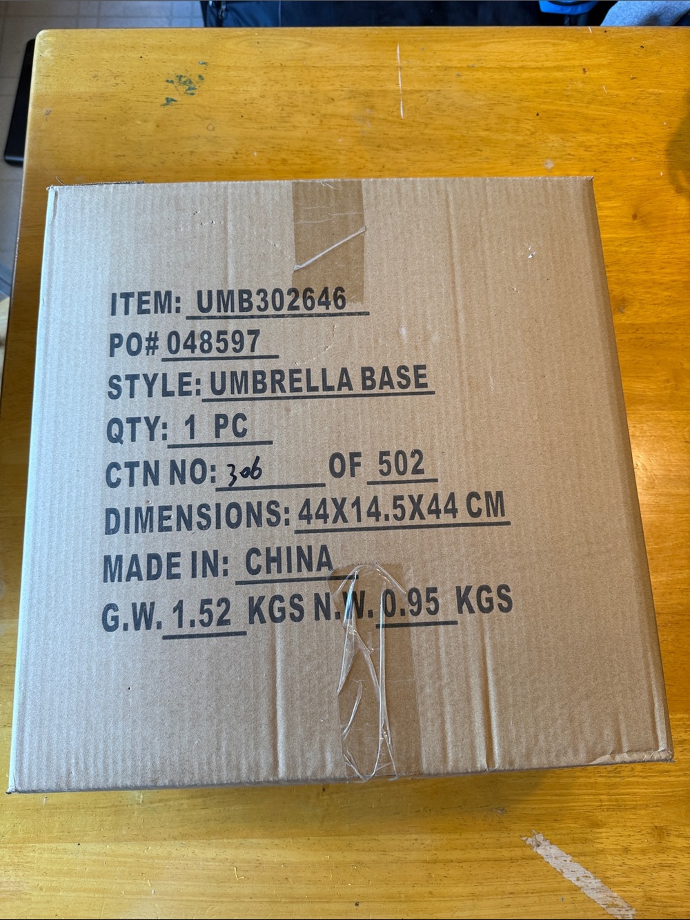 Umbrella Base. New in box - Picture 7 of 10